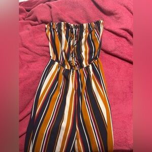 Arizona Jean Company Multicolor Striped Jumpsuit